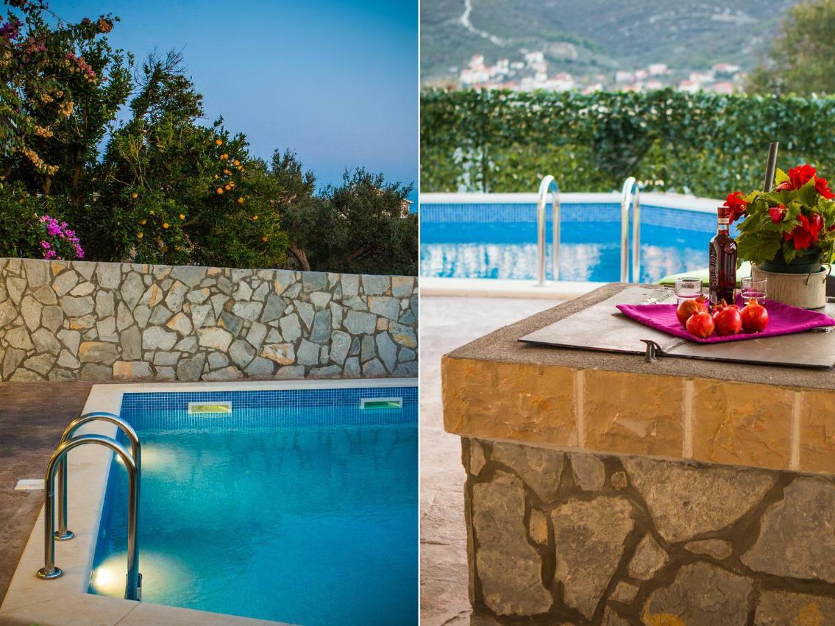 Villa Croatia Sea View With Heated Pool Vinišće Exterior foto
